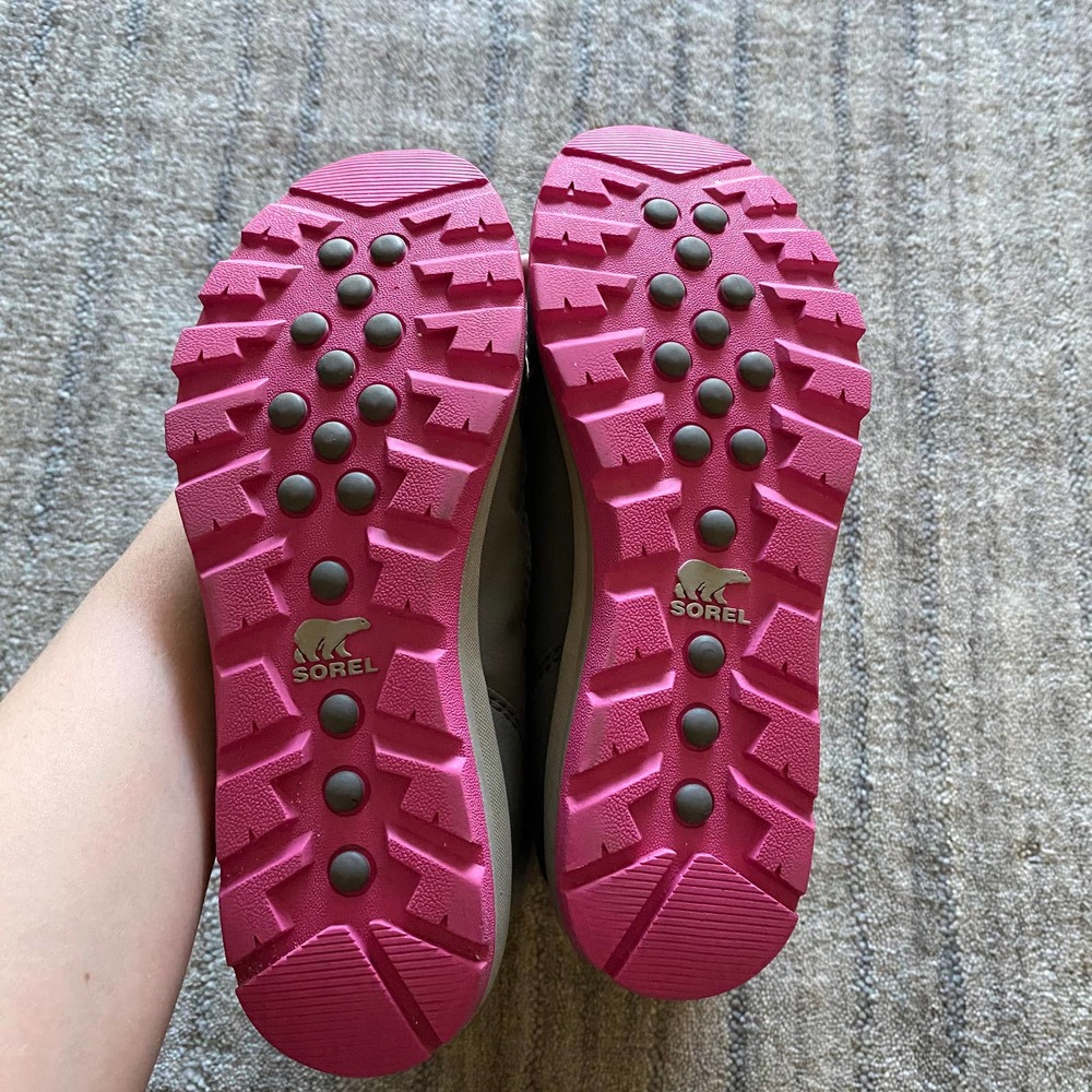 Sorel Whitney Lace NY1895 Pink Ice Tall Boot Y6 - Picture 6 of 8